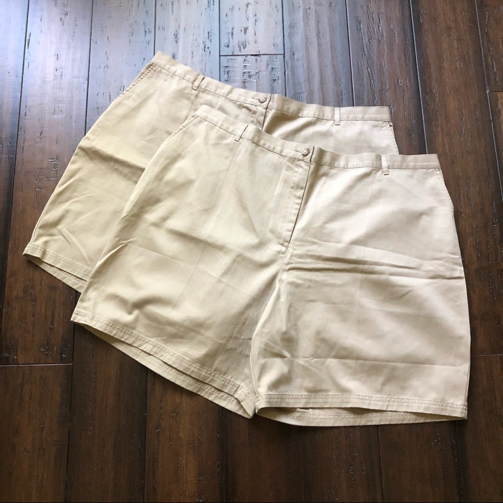 Lands’ End Khaki Shorts